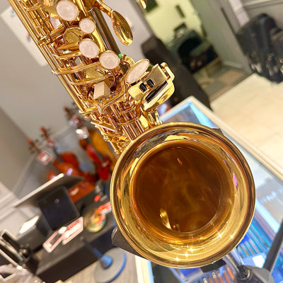 Fugue F82g: Student Alto Saxophone, Gold Lacquered