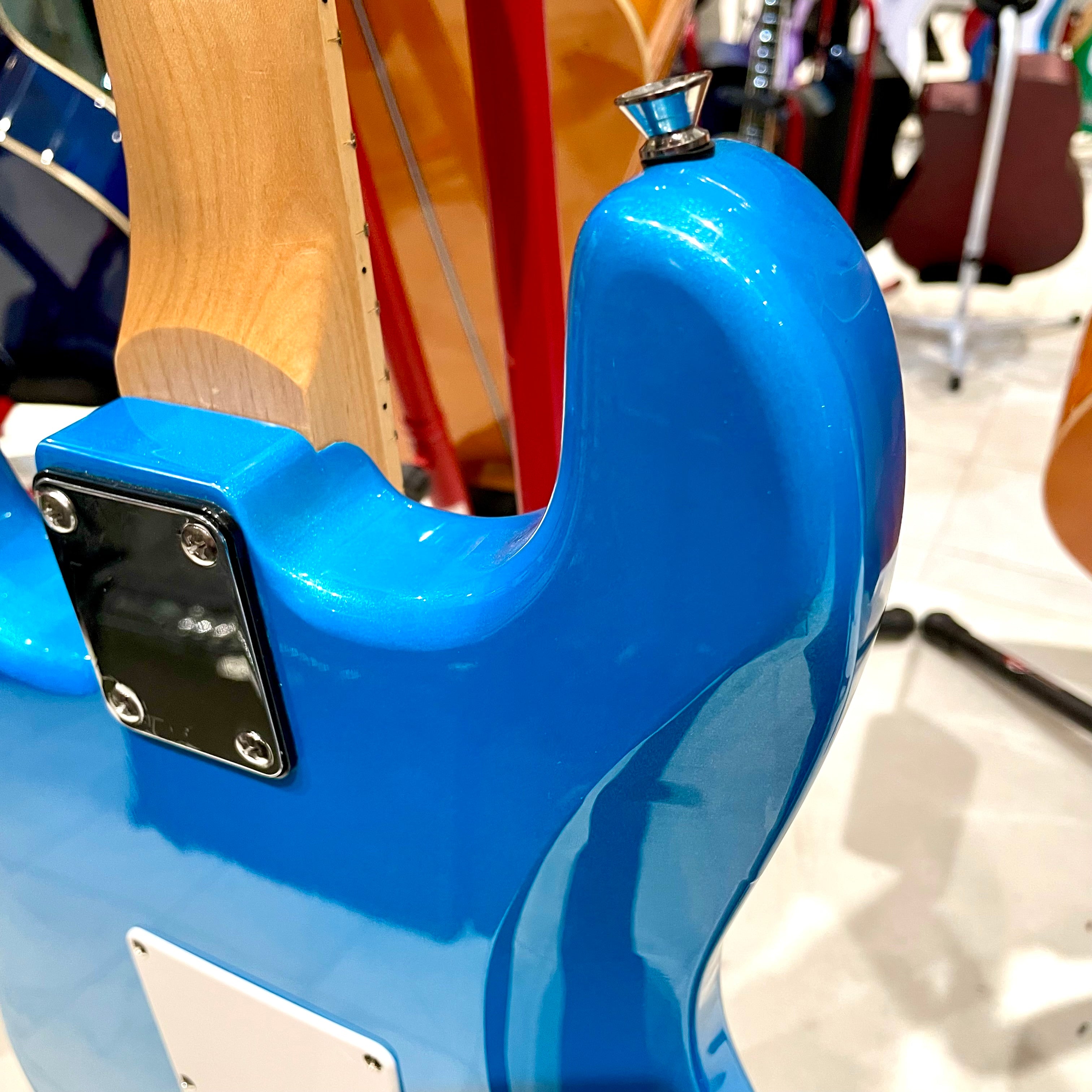 Gephardt Ground Series: 39" Electric Guitar, Maple Neck - Blue Shimmer