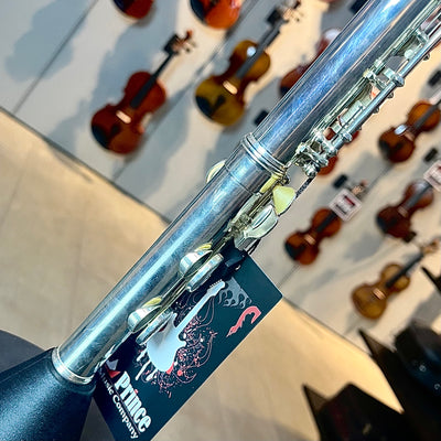 Jupiter CXL Intermediate Flute: Gold Played Mouthpiece