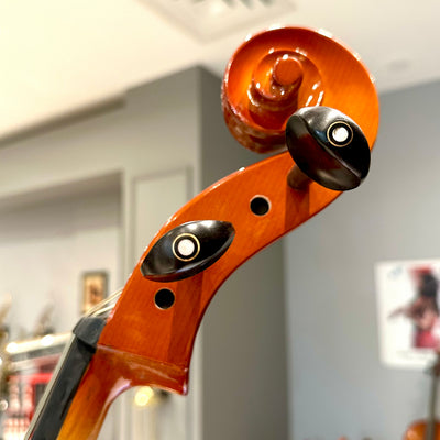 Strumenti a Corde 108: Student Cello, Solid Spruce Top, Glossy Finish - 4/4
