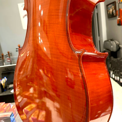 Strumenti a Corde 108: Student Cello, Solid Spruce Top, Glossy Finish - 4/4