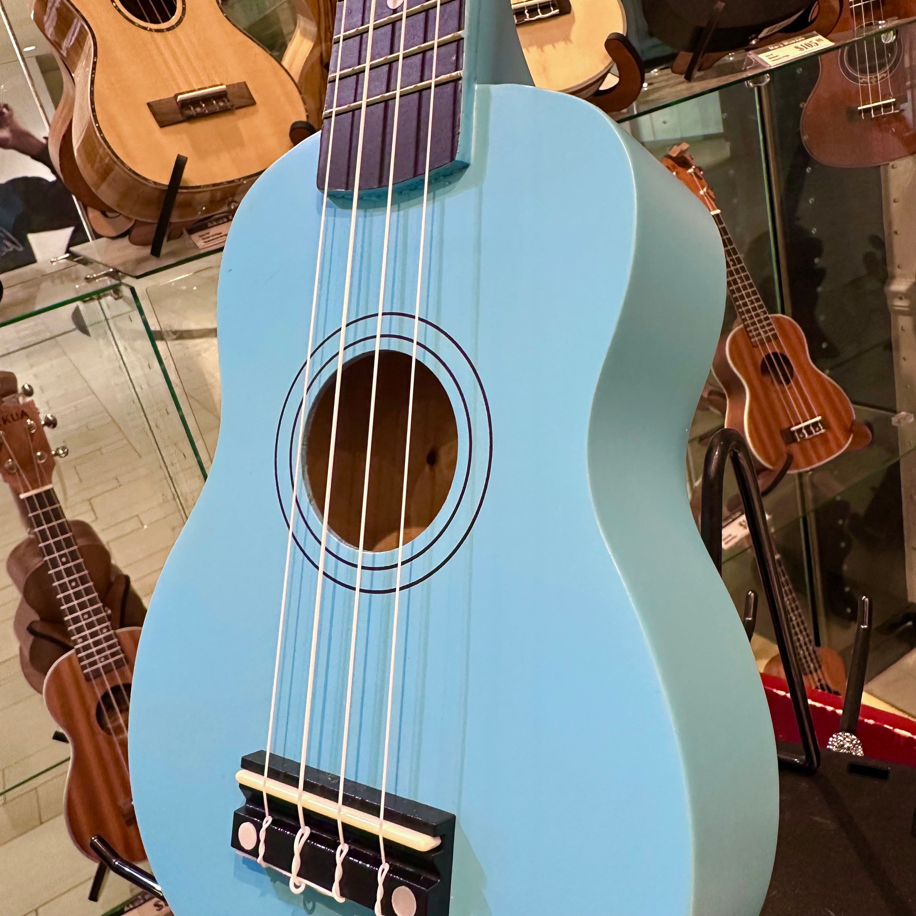 Rebrand Kids Colorful 21" Soprano Ukulele - Blue