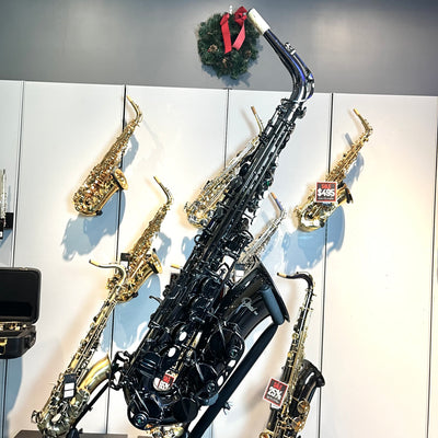 Opal OAS-500: Professional Alto Saxophone, Black Nickel Finish