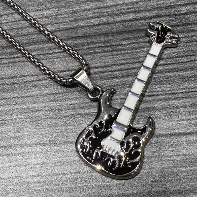 Metal Bass Necklace: Style 1 Black