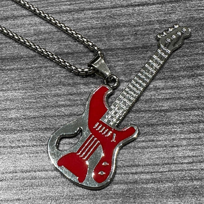 Metal Bass Necklace: Style 1 Black