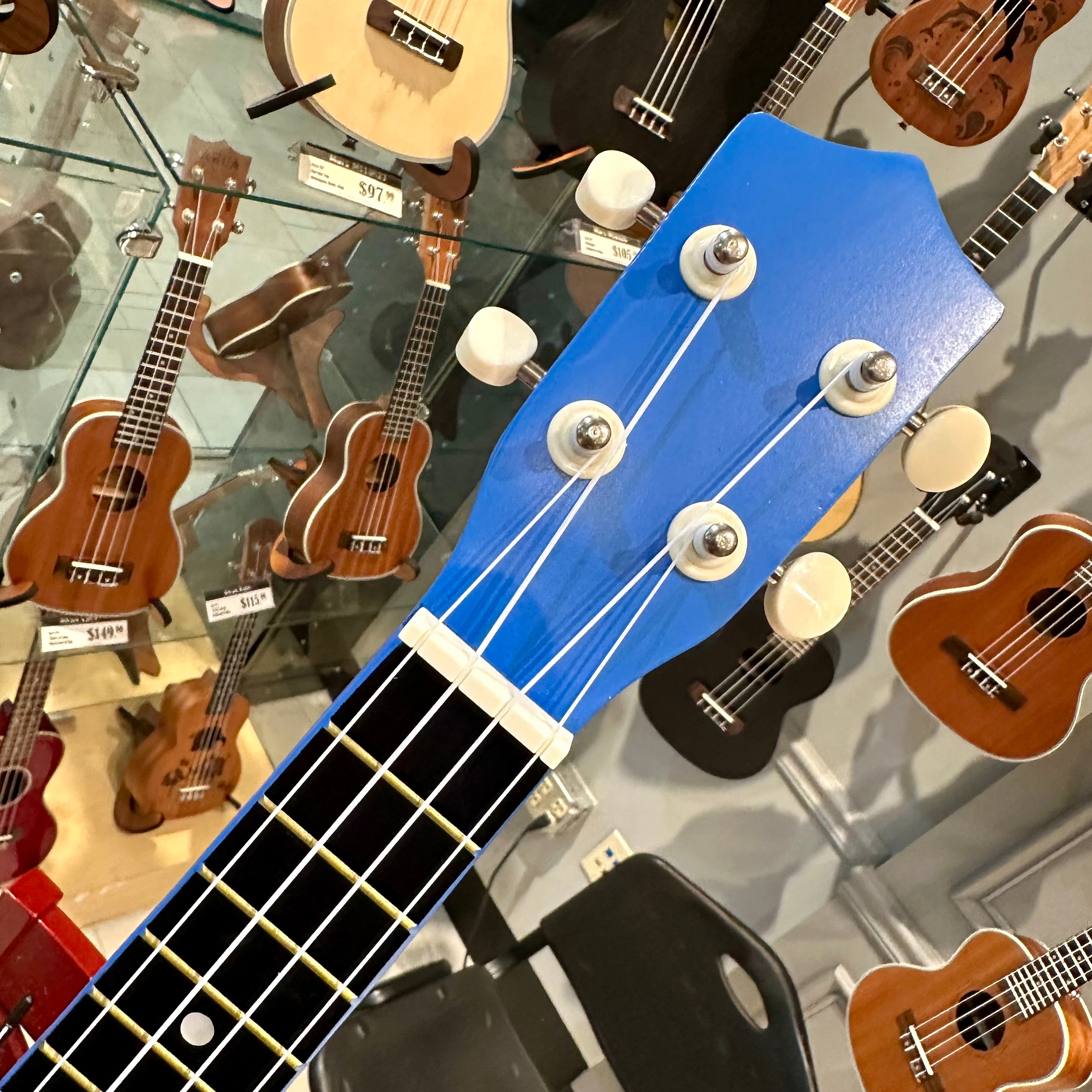 Rebrand Kids Colorful 21" Soprano Ukulele - Navy Blue