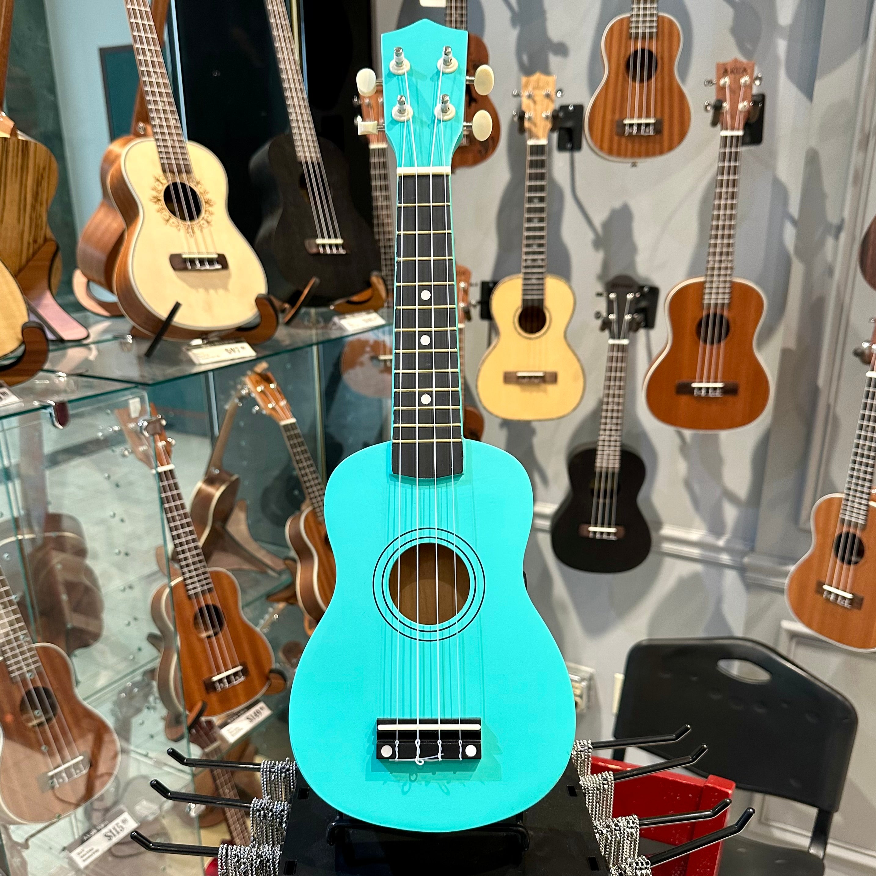 Rebrand Kids Colorful 21" Soprano Ukulele - Mint Green