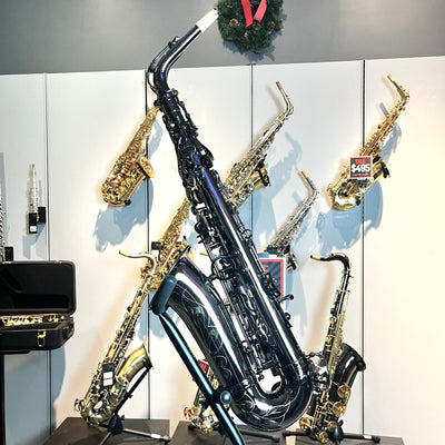Opal OAS-500: Professional Alto Saxophone, Black Nickel Finish