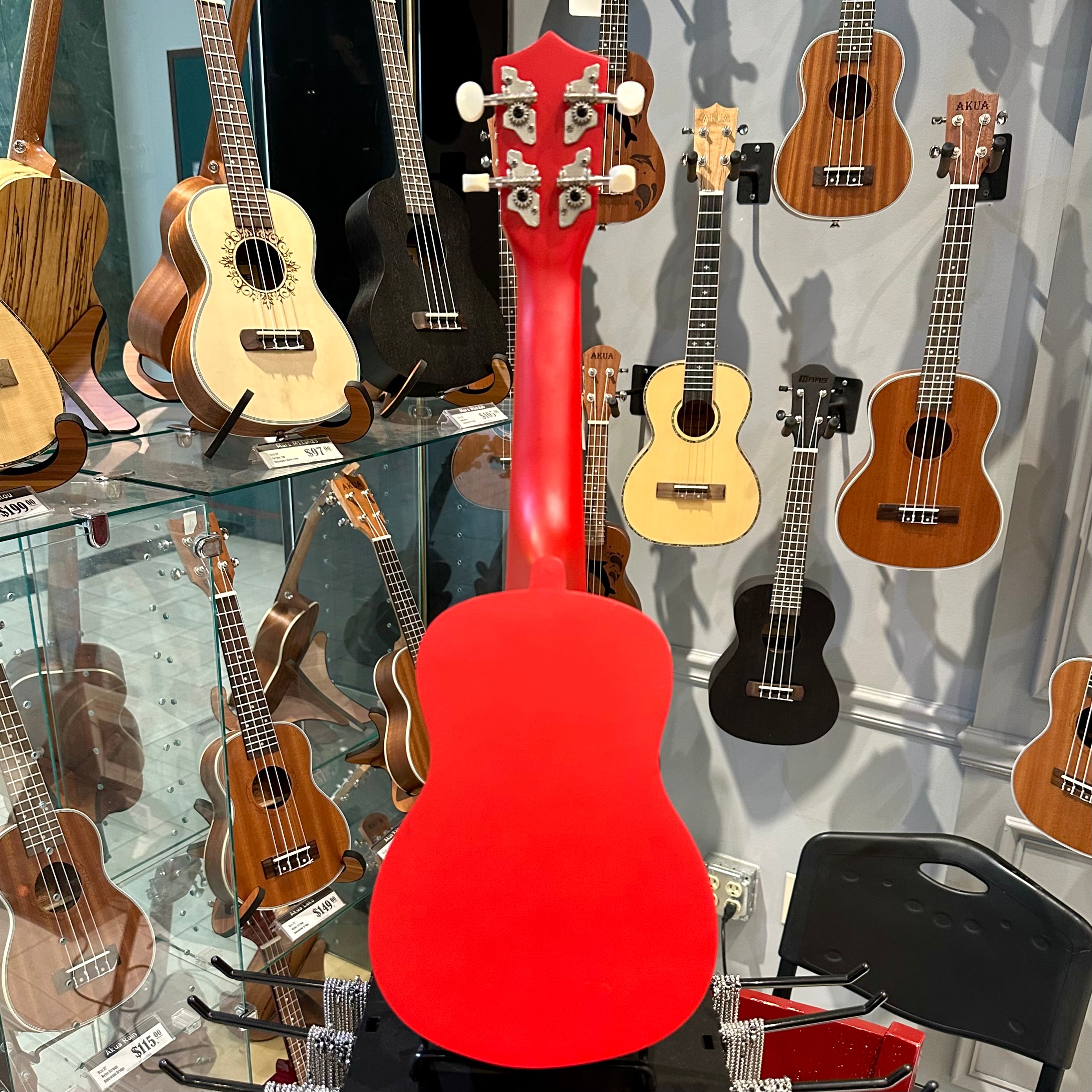 Rebrand Kids Colorful 21" Soprano Ukulele - Red