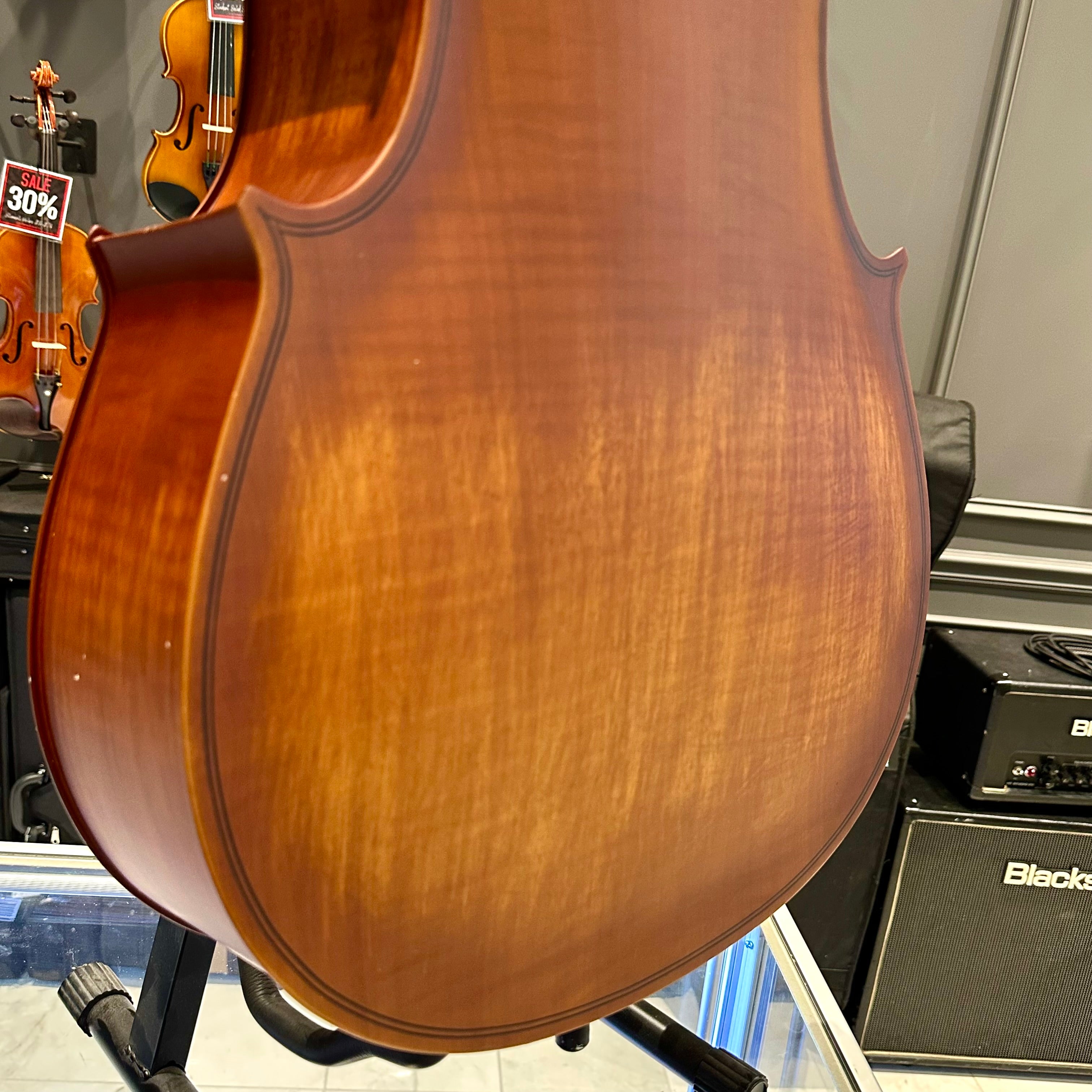Strumenti a Corde 107: Student Cello, Solid Spruce Top, Matte Finish - 4/4