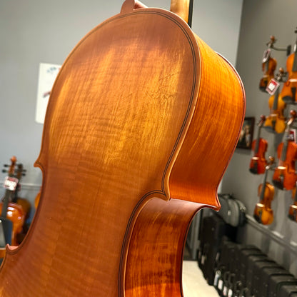 Strumenti a Corde 107: Student Cello, Solid Spruce Top, Matte Finish - 4/4