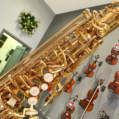 Fugue F82g: Student Alto Saxophone, Gold Lacquered