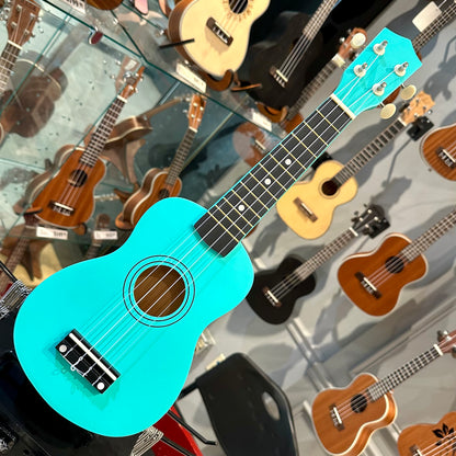 Rebrand Kids Colorful 21" Soprano Ukulele - Mint Green