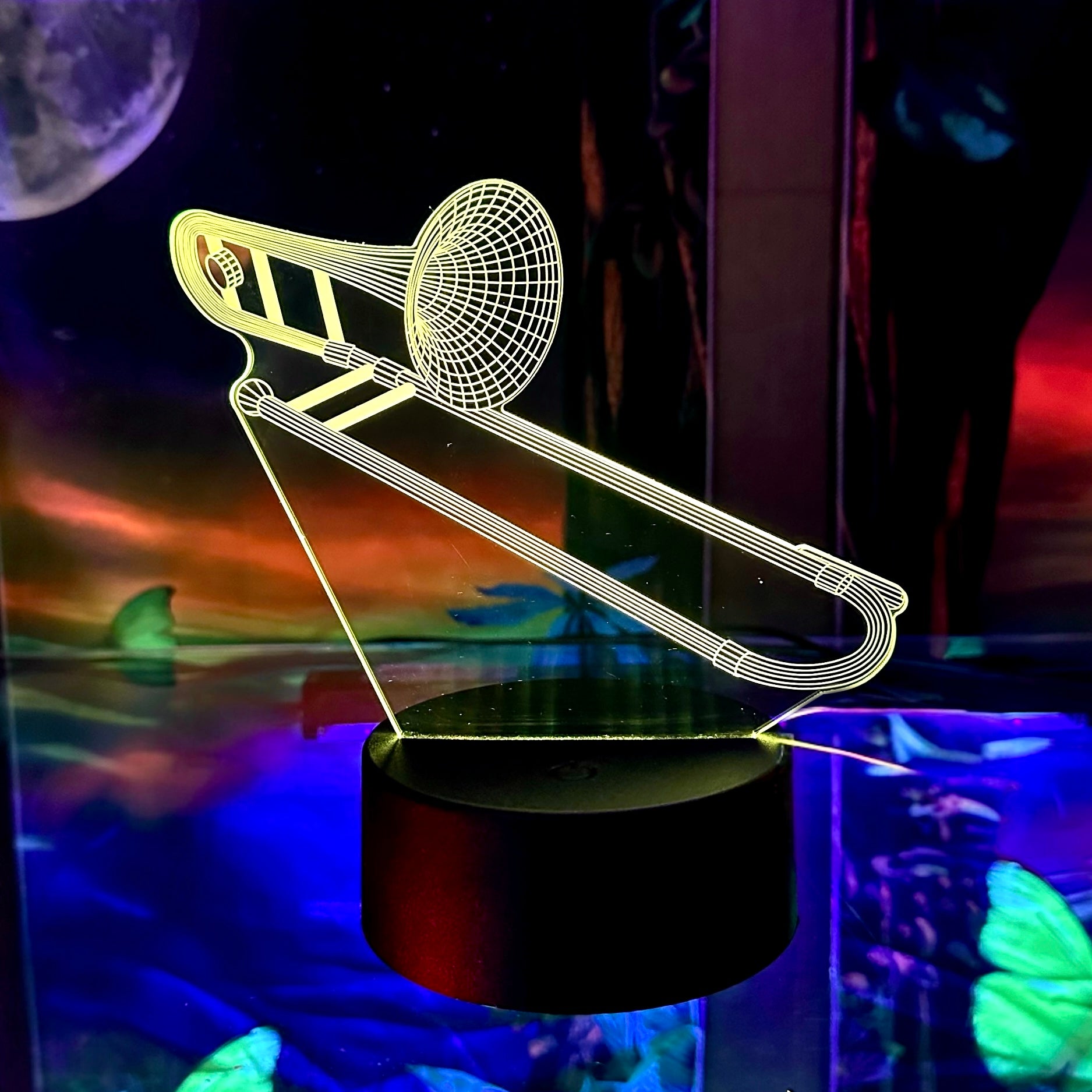 3D Music Lights: Trombone
