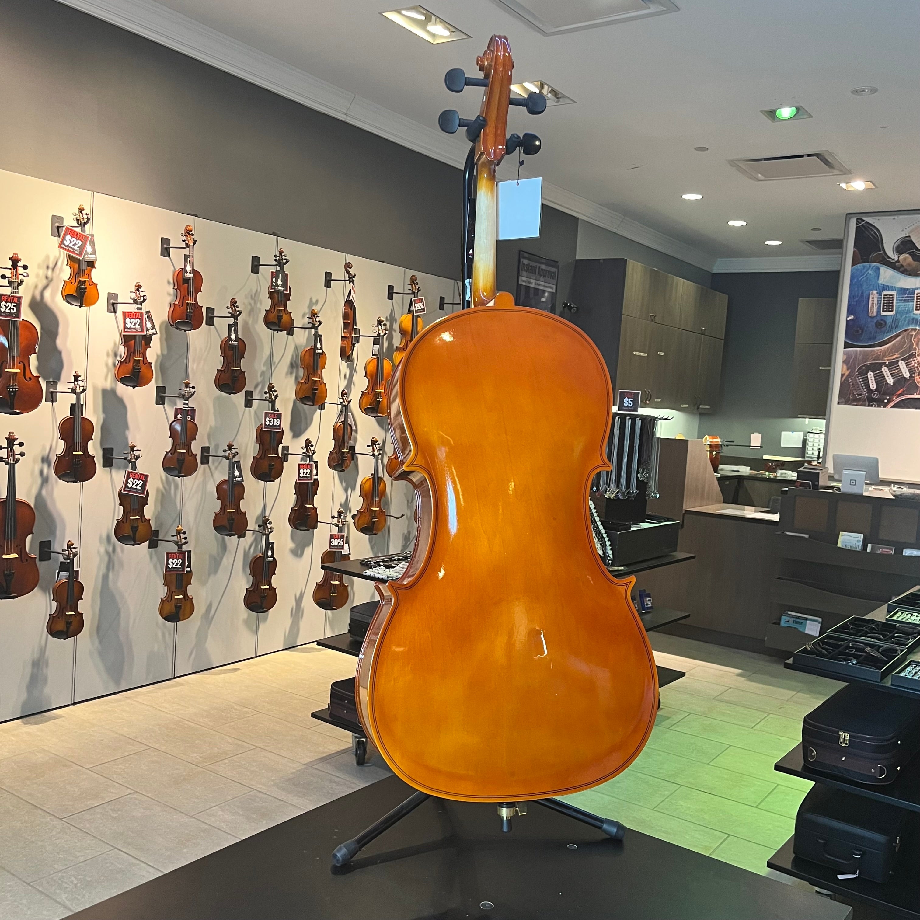 Damaged Strumenti a Corde 104: Student Cello, Laminated - 4/4