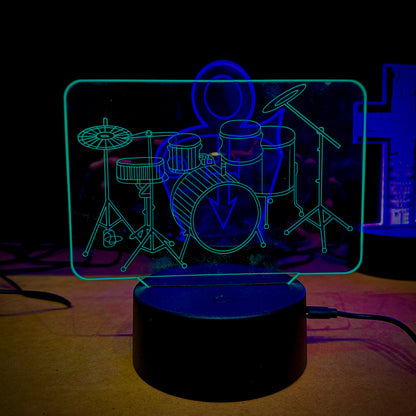 3D Music Lights: Drums