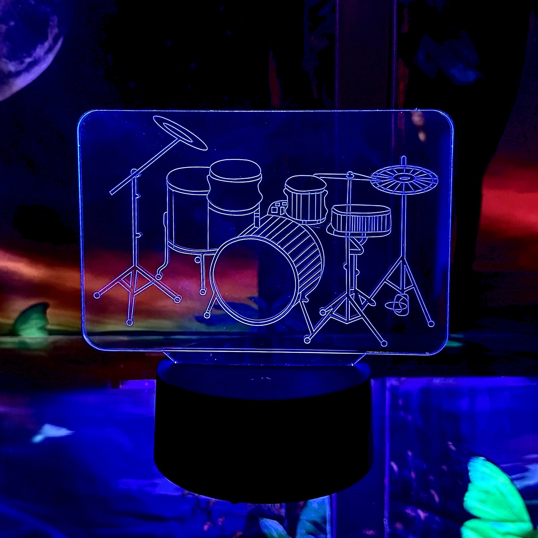 3D Music Lights: Drums