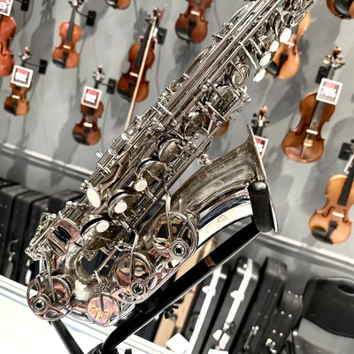 Opal OAS-300: Intermediate Alto Saxophone, Nickel Plated