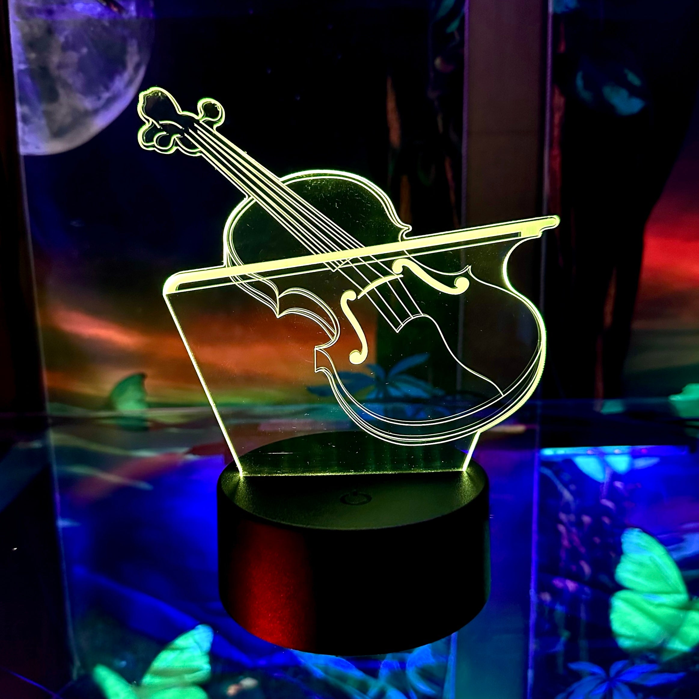 3D Music Lights: Violin 1