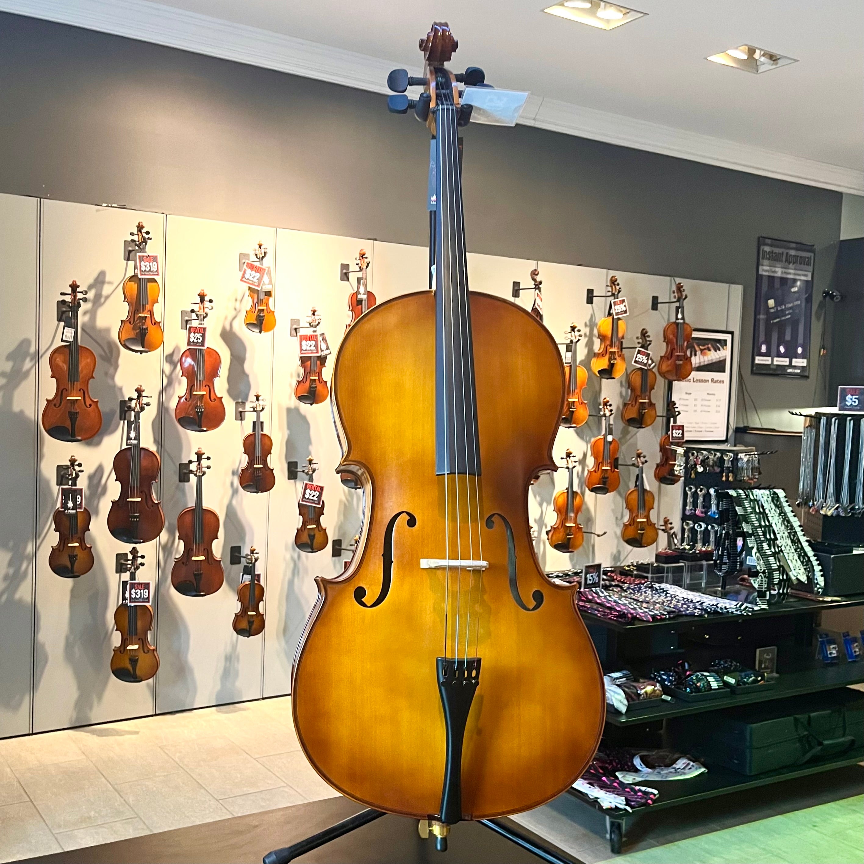 Strumenti a Corde 205: Student Cello, Solid, Satin, 4/4