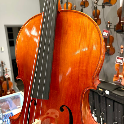 Opal VC106: Intermediate Cello, Hand Carved - 4/4