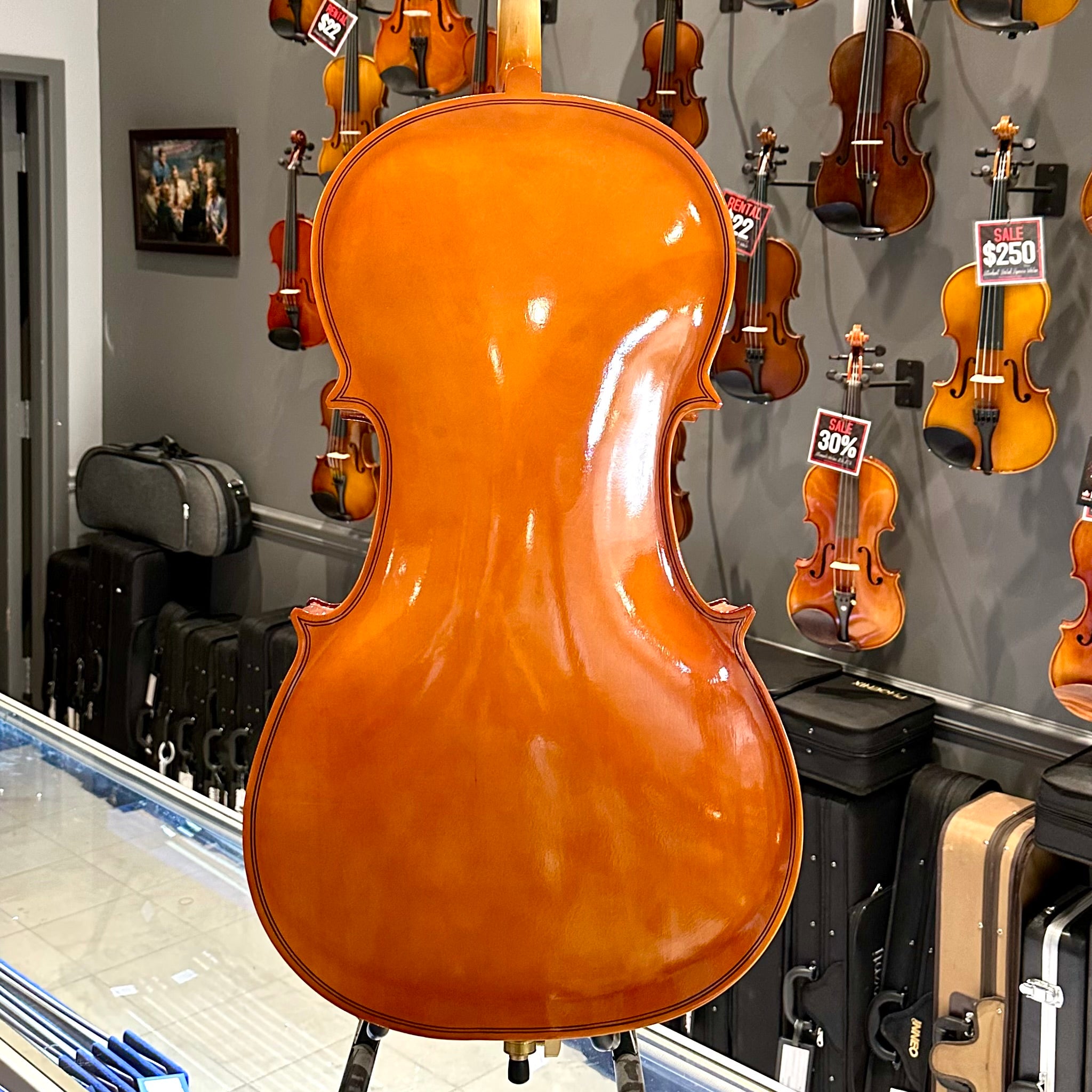 Strumenti a Corde 104: Kids Student Cello, Laminated - 1/8, 1/4, 1