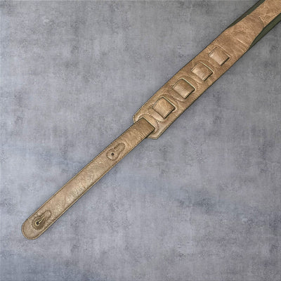 Gephardt PU Leather Guitar/Bass Strap - Brown and Black