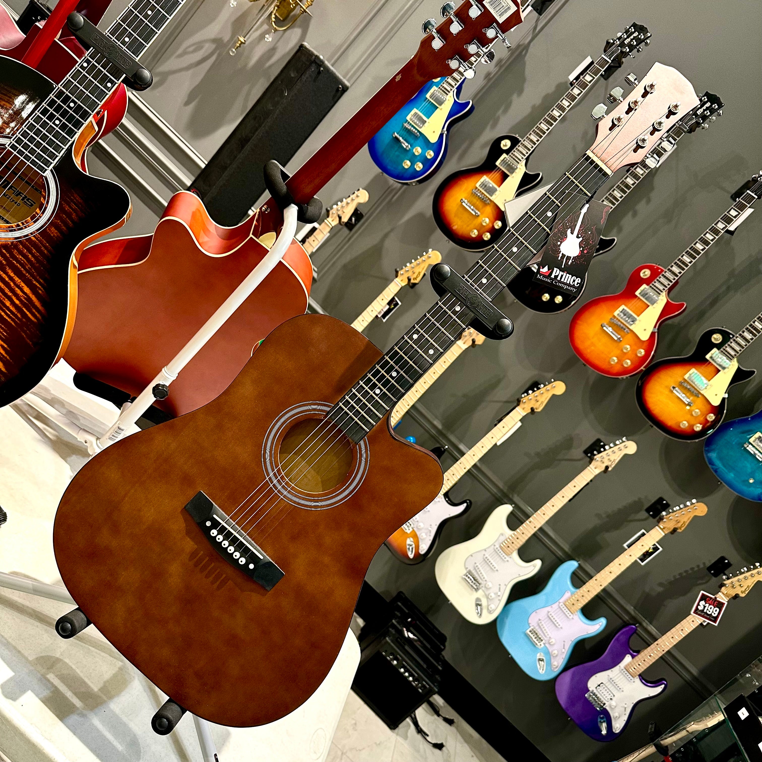 Rebrand 41" Acoustic Guitar - Brown