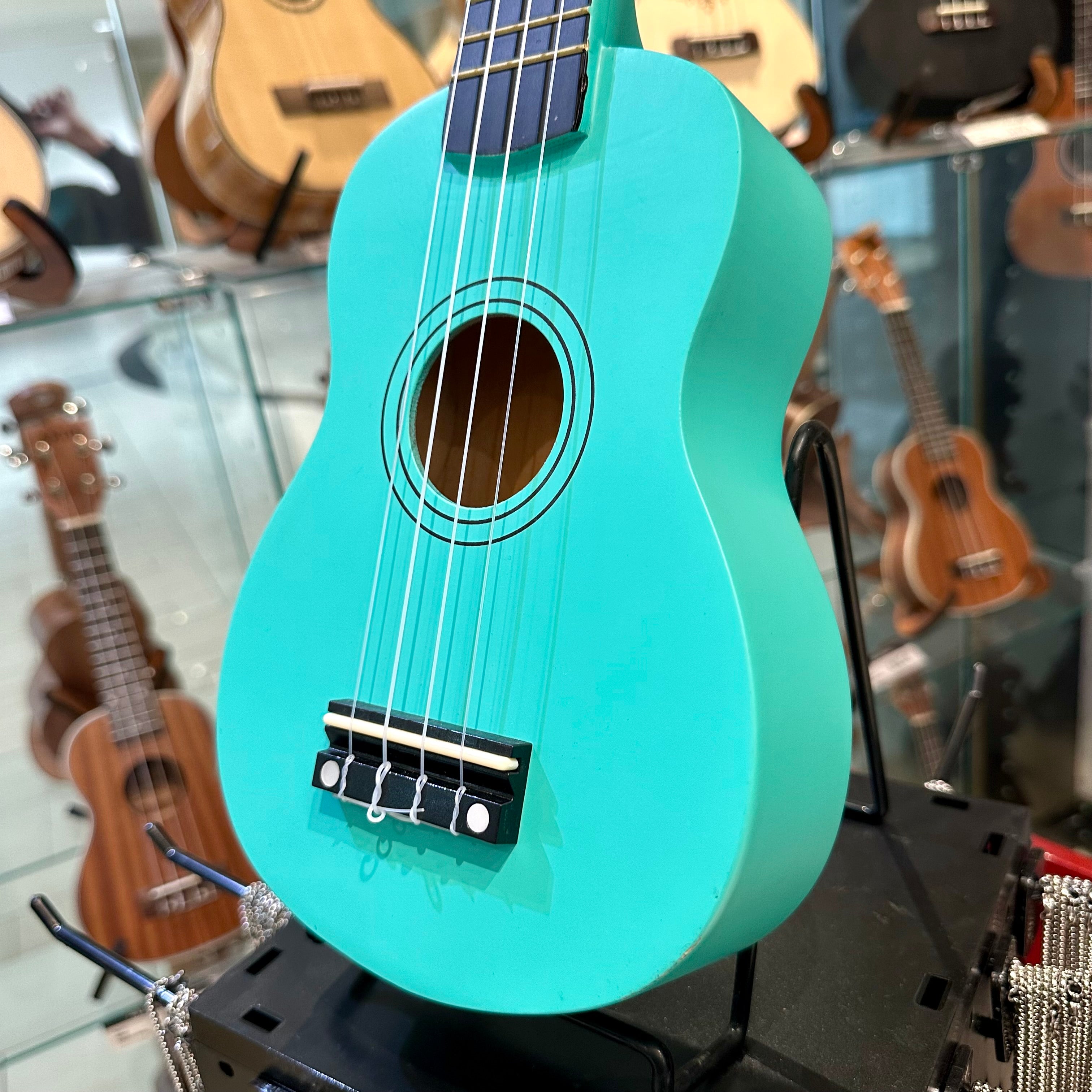 Rebrand Kids Colorful 21" Soprano Ukulele - Mint Green