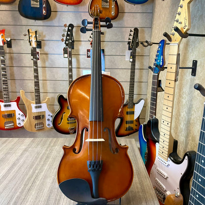 Strumenti a corde: 3500 - Student Violin, Hand Carved, Matte Art Flame