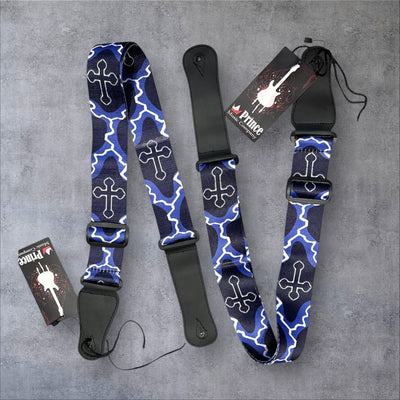 Soft Weave Guitar/Ukulele Strap: Lightning