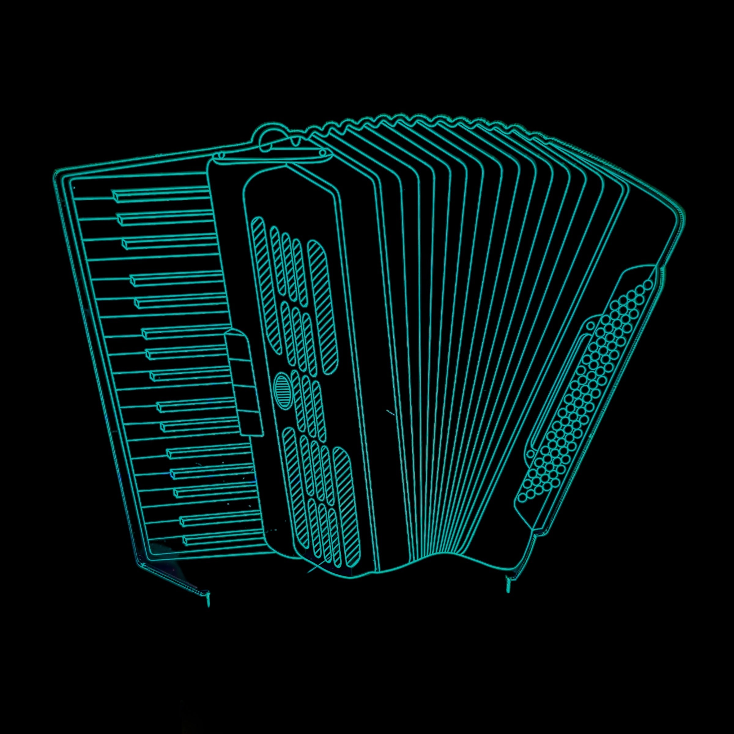 3D Music Lights: Accordian