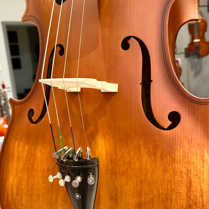 Strumenti a Corde 107: Student Cello, Solid Spruce Top, Matte Finish - 4/4