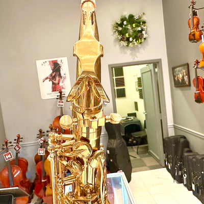 Fugue F84g: Student Alto Saxophone, Gold Lacquered