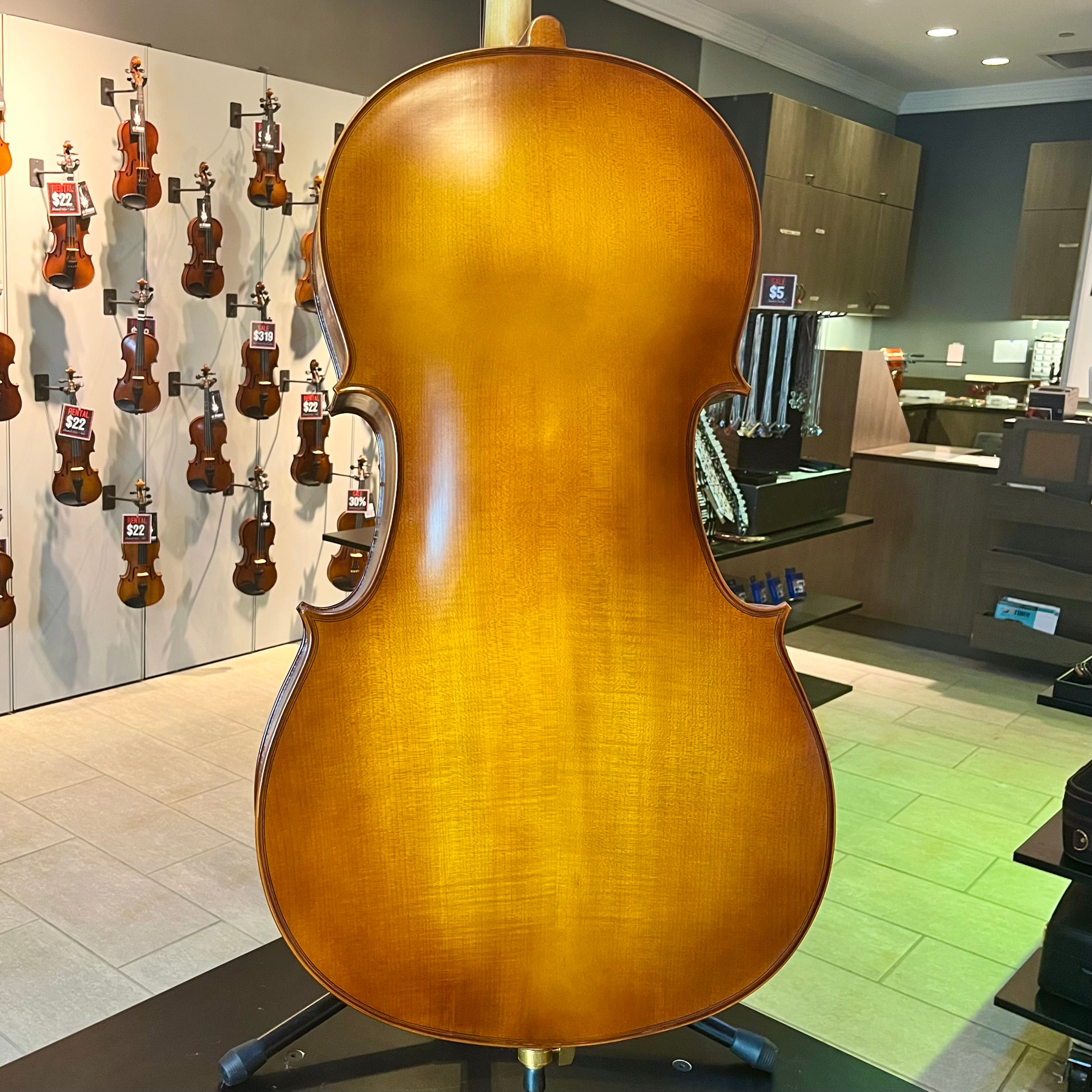 Strumenti a Corde 205: Student Cello, Solid, Satin, 4/4