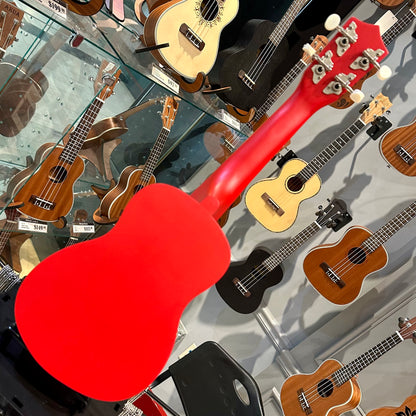 Rebrand Kids Colorful 21" Soprano Ukulele - Red