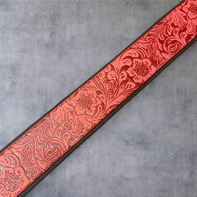 Gephardt PU Leather Guitar/Bass Strap - Red