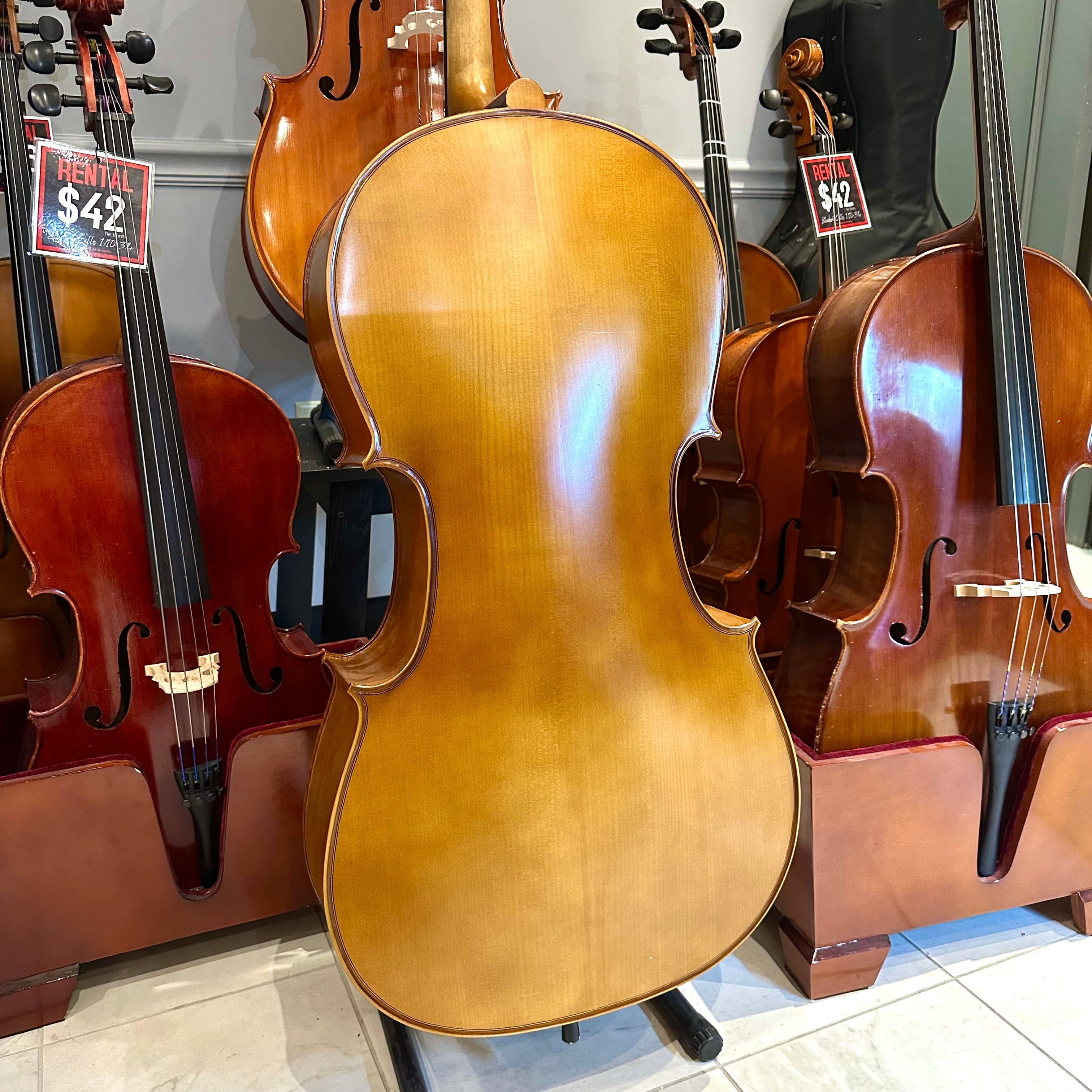 Strumenti a Corde 205-10: Student Cello, Solid, Matte, 4/4