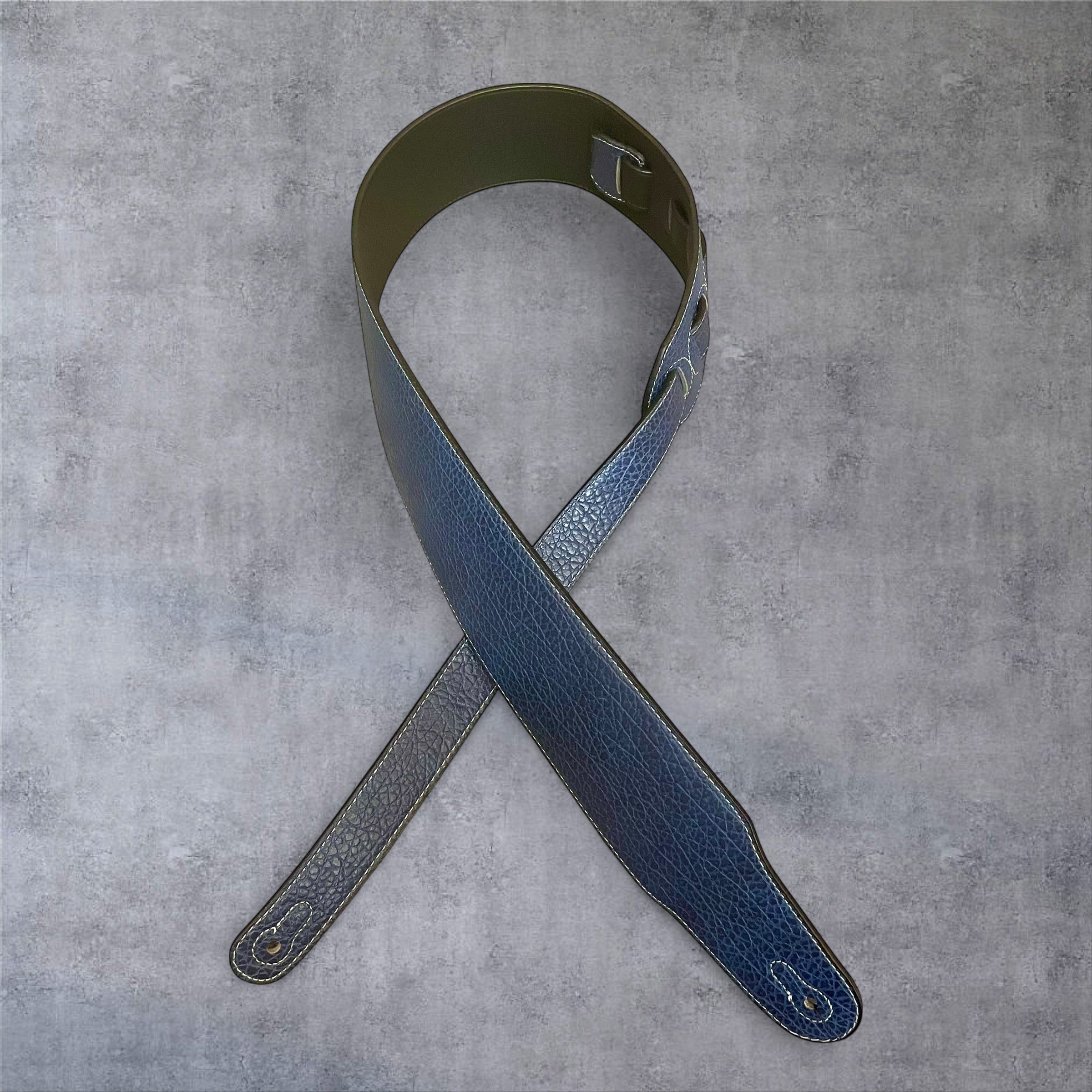 Gephardt PU Leather Guitar/Bass Strap - Midnight Blue
