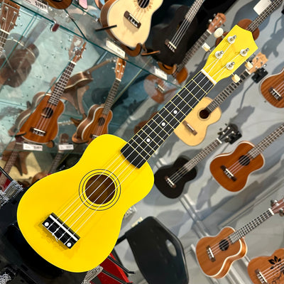 Rebrand Kids Colorful 21" Soprano Ukulele - Yellow
