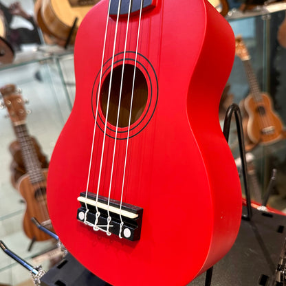 Rebrand Kids Colorful 21" Soprano Ukulele - Red
