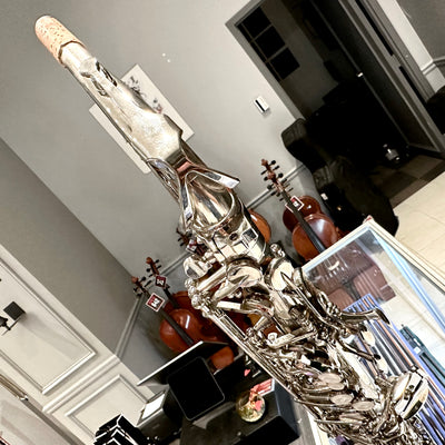 Opal OAS-300: Intermediate Alto Saxophone, Nickel Plated