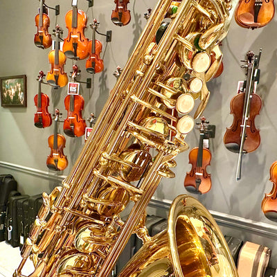 Fugue F84g: Student Alto Saxophone, Gold Lacquered