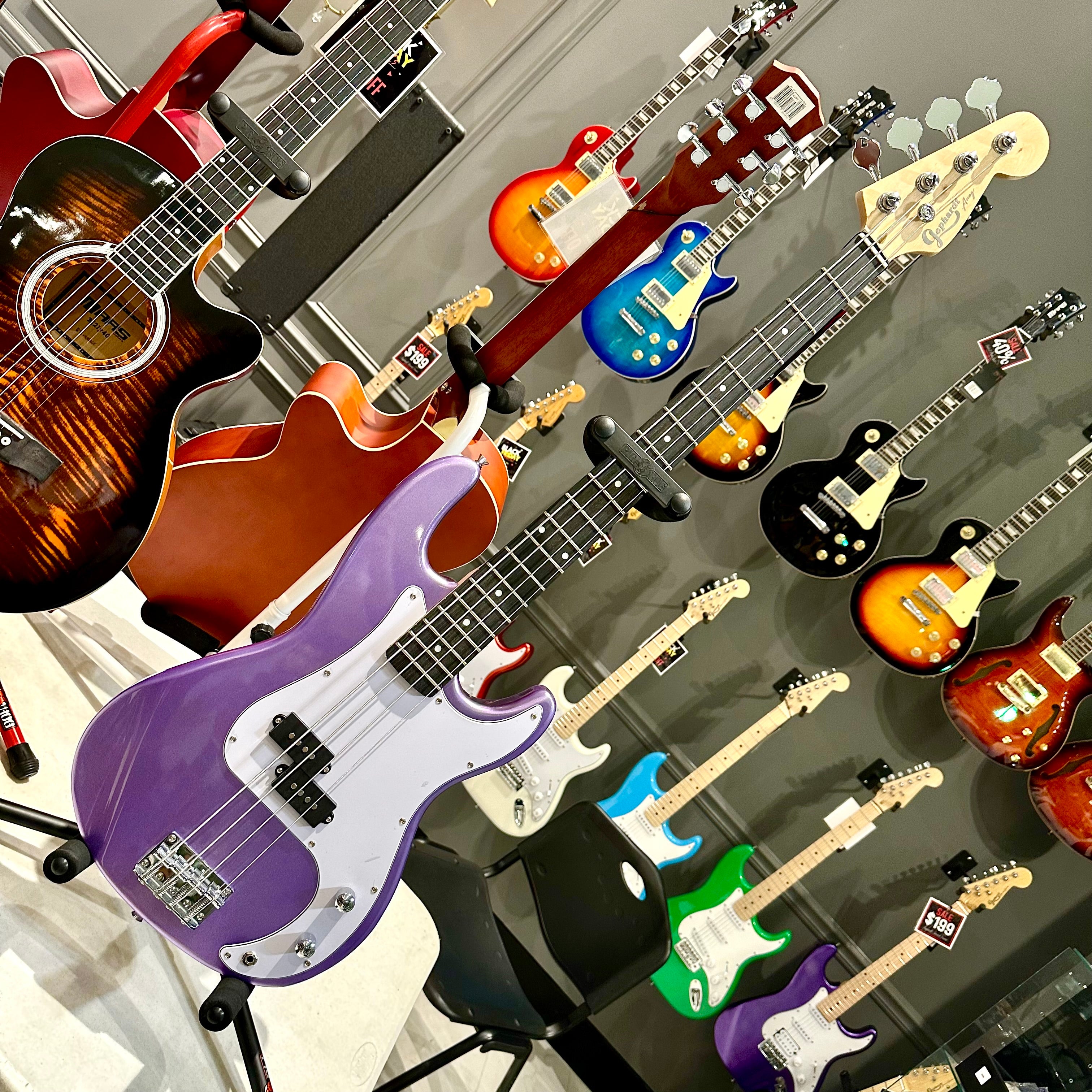 Gephardt Array: Bass Guitar - Purple Shimmer