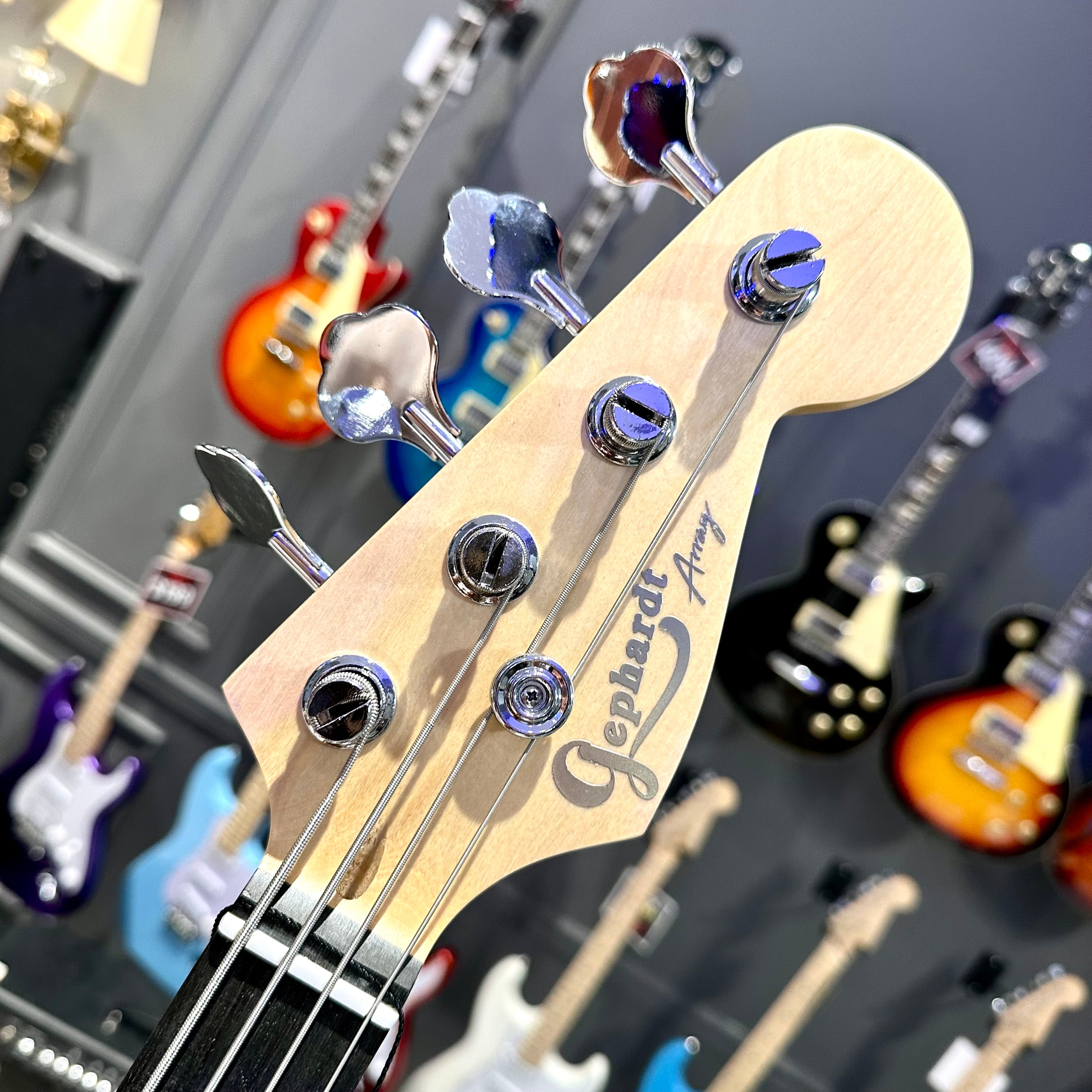 Gephardt Array: Bass Guitar - Blue Metallic