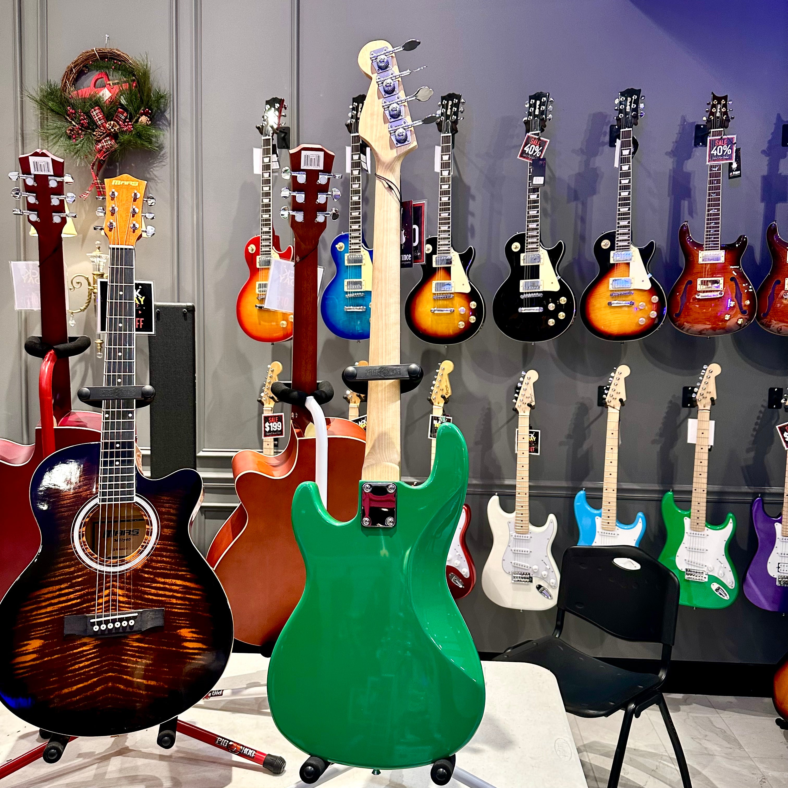 Gephardt Array: Bass Guitar - Green Slime