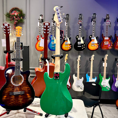 Gephardt Array: Bass Guitar - Slime Green