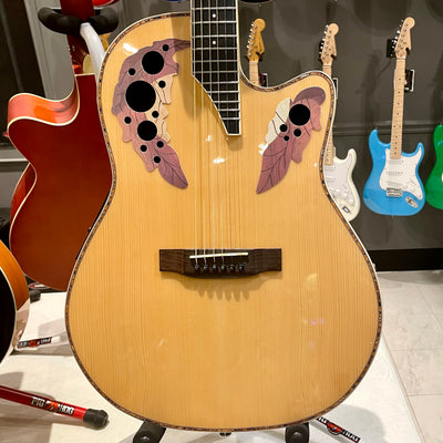 Lindstrom Leaf: 41” Acoustic Electric Guitar - Blue
