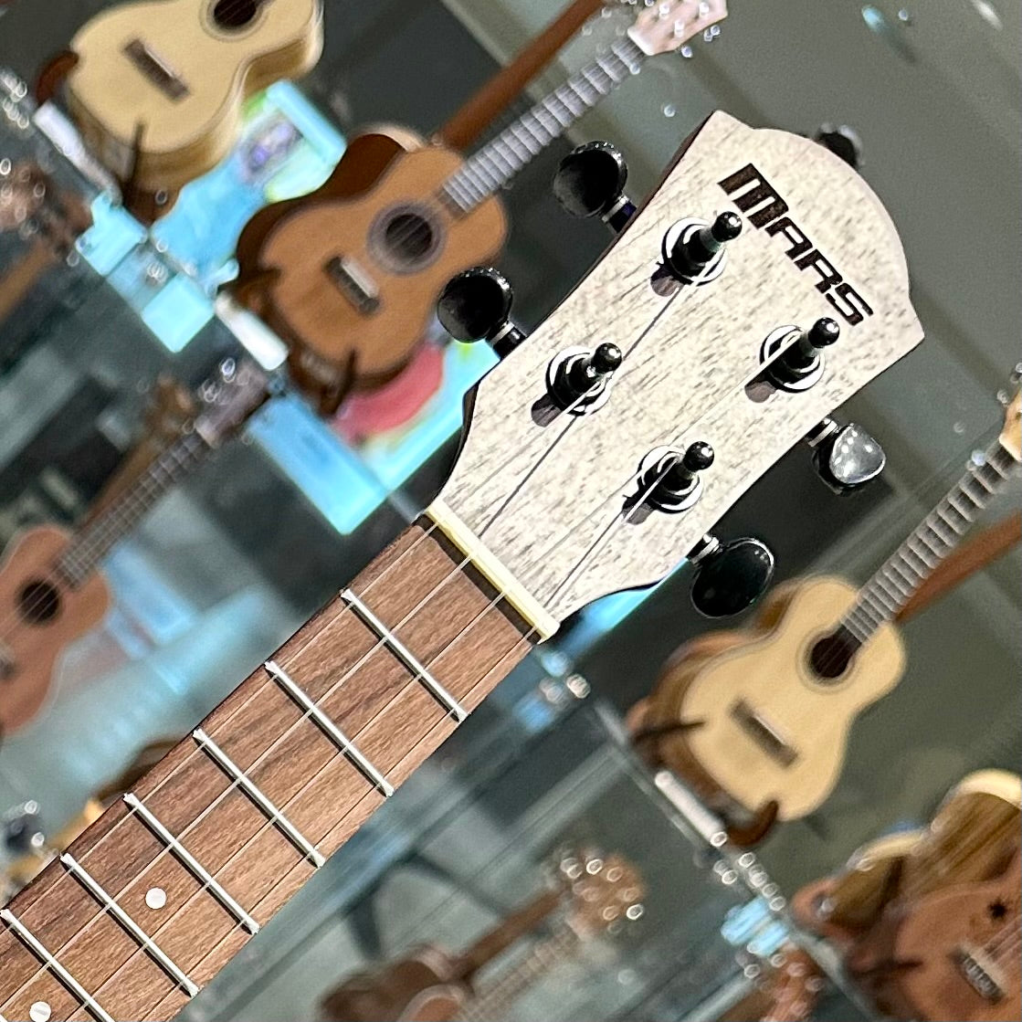 Mars m20b23: 23” Concert Ukulele - Ebony