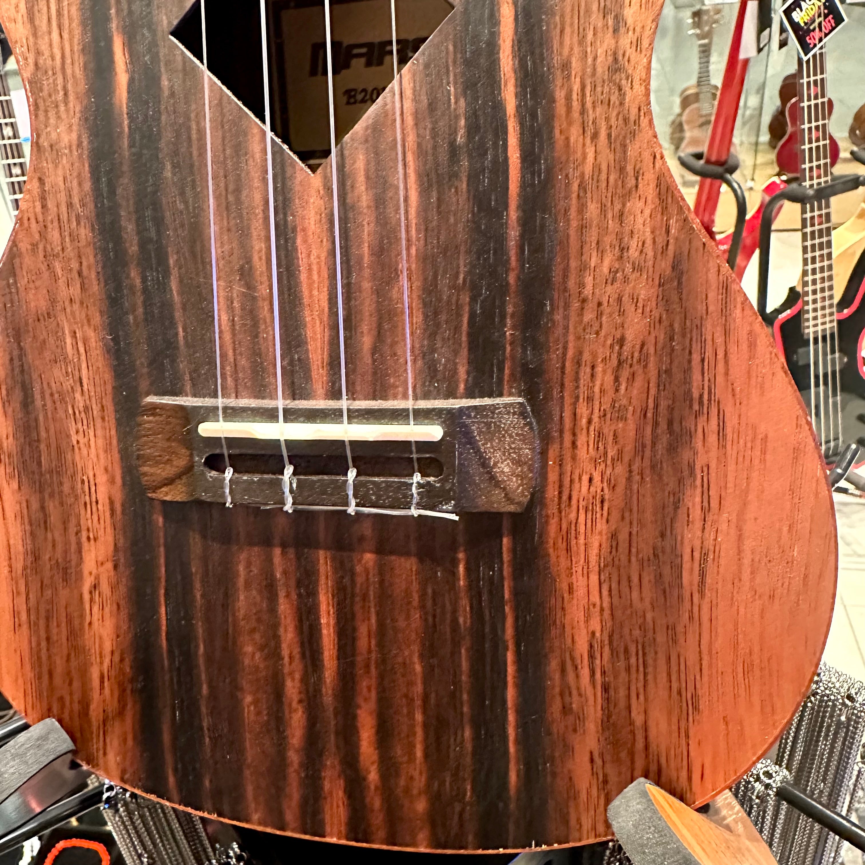 Mars m20b23: 23” Concert Ukulele - Ebony